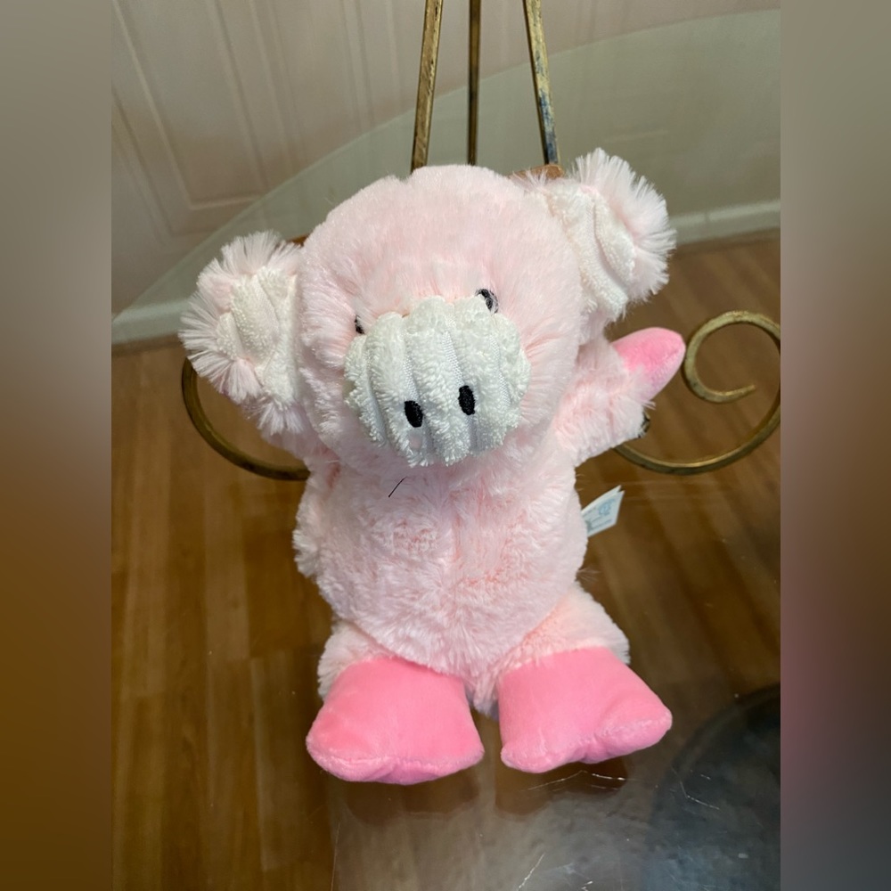 - - Giftable World Pet Toy Pink Sheep 10” With Squeaker